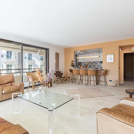 شقة Lb Vacation I A Short Stroll To Palais, Beach, Terrace & Seaview