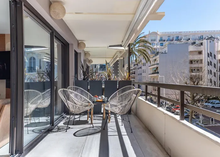 Lb Vacation I A Short Stroll To Palais, Beach, Terrace & Seaview * Cannes