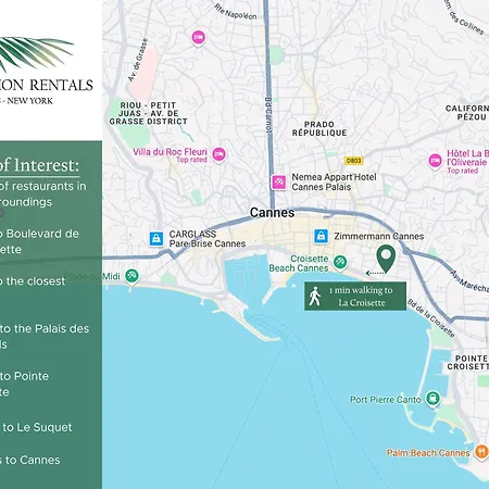 Lejlighed Lb Vacation I A Short Stroll To Palais, Beach, Terrace & Seaview Cannes